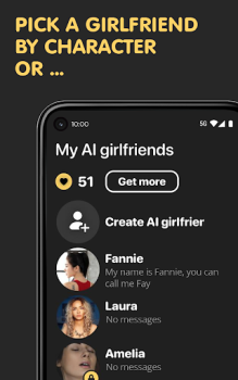 Herunterladen Romantic AI - Chat Girlfriend Unterhaltung für Android Bildschirmfoto 6