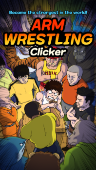Herunterladen Arm Wrestling Clicker Simulatoren für Android Bildschirmfoto 2