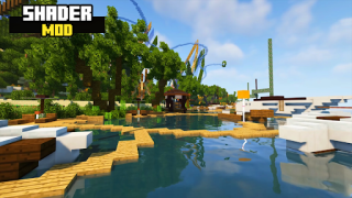 Herunterladen Realistic Shader Mod Minecraft Unterhaltung für Android Bildschirmfoto 5