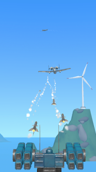 Herunterladen Air Defense: Flugzeug-Shooting Arkade für Android Bildschirmfoto 3