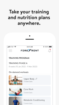 Herunterladen Forefront 168 Gesundheit & Fitness für Android Bildschirmfoto 2