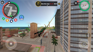 Herunterladen Rope Hero: Vice Town Aktion für Android Bildschirmfoto 2