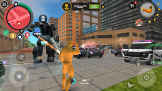 Herunterladen Rope Hero: Vice Town Aktion für Android Bildschirmfoto 5