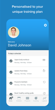 Herunterladen Get Up Gesundheit & Fitness für Android Bildschirmfoto 2