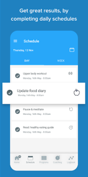 Herunterladen Get Up Gesundheit & Fitness für Android Bildschirmfoto 3