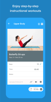 Herunterladen Get Up Gesundheit & Fitness für Android Bildschirmfoto 4