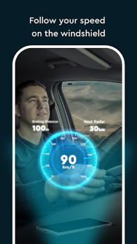 Herunterladen Radarkarte, Radarwarner, HUD Karten & Navigation für Android Bildschirmfoto 2