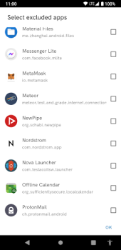 Herunterladen Geph: free anti-blocking VPN Werkzeuge für Android Bildschirmfoto 3