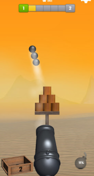 Herunterladen Cannon Ball 3D Ball blast 2023 Arkade für Android Bildschirmfoto 4