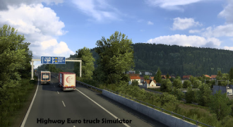 Herunterladen Highway Euro truck Simulator Rennen für Android Bildschirmfoto 3