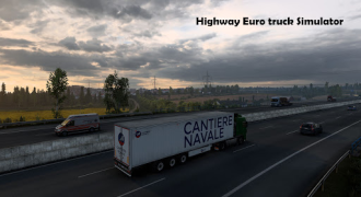 Herunterladen Highway Euro truck Simulator Rennen für Android Bildschirmfoto 4