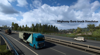 Herunterladen Highway Euro truck Simulator Rennen für Android Bildschirmfoto 5