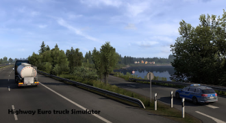 Herunterladen Highway Euro truck Simulator Rennen für Android Bildschirmfoto 6