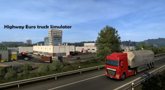 Herunterladen Highway Euro truck Simulator Rennen für Android Bildschirmfoto 7