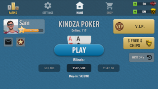 Herunterladen Kindza Poker - Texas Holdem Kasino für Android Bildschirmfoto 4