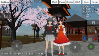 Herunterladen School Girls Simulator Simulatoren für Android Bildschirmfoto 2