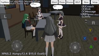 Herunterladen School Girls Simulator Simulatoren für Android Bildschirmfoto 3