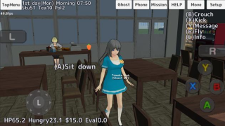 Herunterladen School Girls Simulator Simulatoren für Android Bildschirmfoto 5