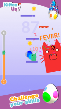 Herunterladen Kitten Up! Jump & Claw Games Arkade für Android Bildschirmfoto 4