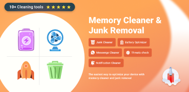 Herunterladen Memory cleaner & junk removal Werkzeuge für Android Bildschirmfoto 6