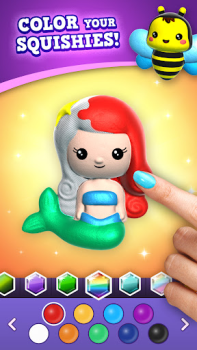 Herunterladen Squishy Magic: 3D Toy Coloring Unterhaltung für Android Bildschirmfoto 3