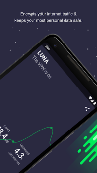 Herunterladen Luna VPN Werkzeuge für Android Bildschirmfoto 2