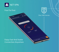 Herunterladen NetVPN Lite - Unlimited VPN Werkzeuge für Android Bildschirmfoto 2