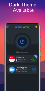 Herunterladen Alpha V2ray - Tunnel VPN Werkzeuge für Android Bildschirmfoto 3
