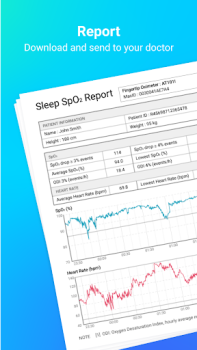 Herunterladen View Tracker (Oximeter) Medizin für Android Bildschirmfoto 3