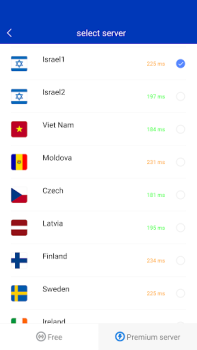 Herunterladen VPN Israel - Use Israel IP Werkzeuge für Android Bildschirmfoto 3