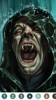 Herunterladen Vampire Paint by Number Brettspiele für Android Bildschirmfoto 7
