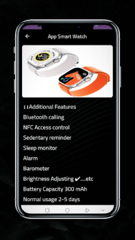 Herunterladen X8 Ultra - Smart Watch  Review Lebensstil für Android Bildschirmfoto 3