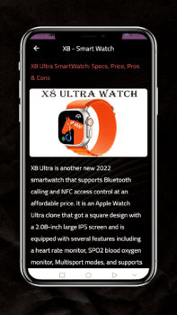 Herunterladen X8 Ultra - Smart Watch  Review Lebensstil für Android Bildschirmfoto 5
