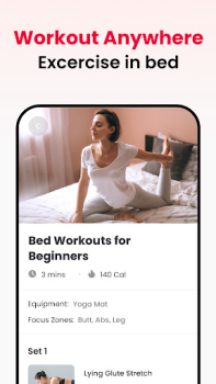 Herunterladen JustFit: Faules Training Gesundheit & Fitness für Android Bildschirmfoto 2