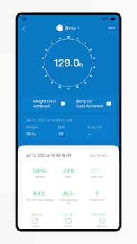 Herunterladen Renpho Health Gesundheit & Fitness für Android Bildschirmfoto 2