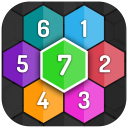 Herunterladen  Merge Hexa - Number Puzzle