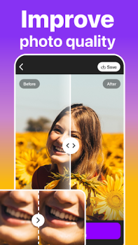 Herunterladen PhotoBoost: Foto schärfen Foto für Android Bildschirmfoto 3