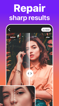 Herunterladen PhotoBoost: Foto schärfen Foto für Android Bildschirmfoto 4