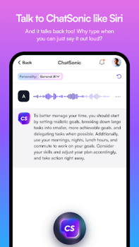Herunterladen ChatSonic: Super ChatGPT App Arbeit für Android Bildschirmfoto 6