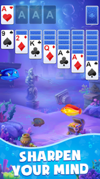 Herunterladen Solitär: Fish Master Kartenspiele für Android Bildschirmfoto 2