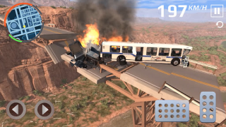 Herunterladen Grand Canyon Auto Crash Game Rennen für Android Bildschirmfoto 4
