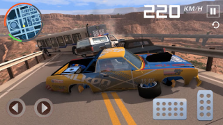 Herunterladen Grand Canyon Auto Crash Game Rennen für Android Bildschirmfoto 5