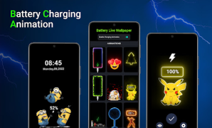 Herunterladen Batterie Laden Animation HD Arbeit für Android Bildschirmfoto 5