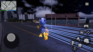 Herunterladen Blue Hero Rope Game Aktion für Android Bildschirmfoto 6