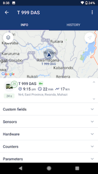 Herunterladen EasyTrack Telematics Karten & Navigation für Android Bildschirmfoto 3