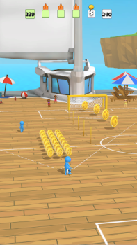 Herunterladen Super Goal -Strichmann Fußball Aktion für Android Bildschirmfoto 6