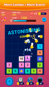 Herunterladen Merge Block: Number Merge Game Puzzle-Spiele für Android Bildschirmfoto 4