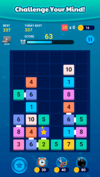 Herunterladen Merge Block: Number Merge Game Puzzle-Spiele für Android Bildschirmfoto 5