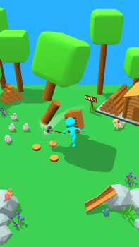 Herunterladen Craftheim – Holzfällerinsel Simulatoren für Android Bildschirmfoto 5