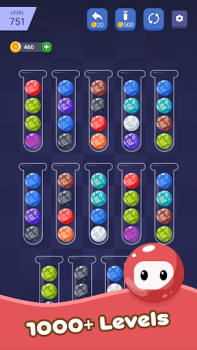 Herunterladen Ball Sorting Master - Puzzle Puzzle-Spiele für Android Bildschirmfoto 3
